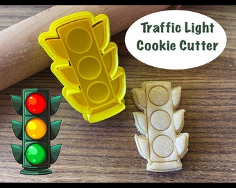 Stop Light Cookie Cutter, Traffic Light, Driving, Cookie Cutter and Stamp