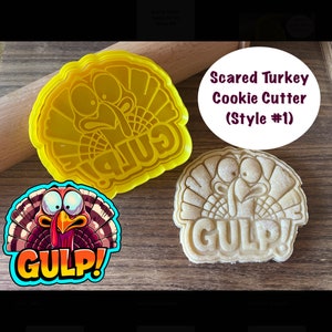 Turkey Cookie Cutter, Thanksgiving, Cookie Cutter and Stamp