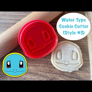 Anime Cookie Cutter, Water Type Cookie Cutter and Stamp