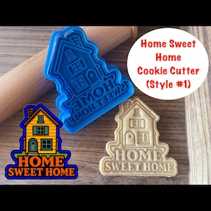 Home Sweet Home Cookie Cutter and Stamp