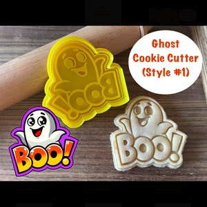 Ghost Cookie Cutter, Halloween, Boo, Cookie Cutter and Stamp