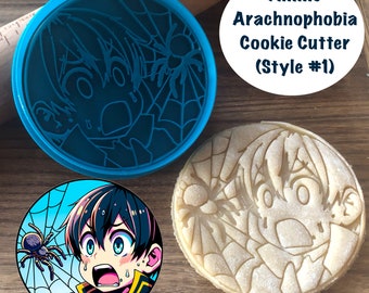 Anime Cookie Cutter, Boy, Spider, Halloween, Cookie Cutter and Stamp