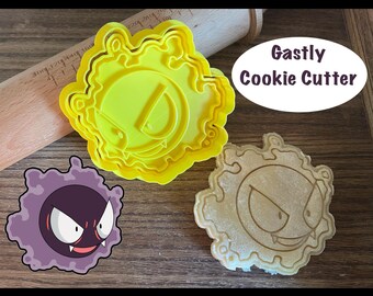 Anime Cookie Cutter, Ghost Type, Halloween Cookie Cutter and Stamp
