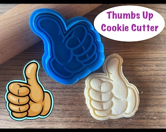 Thumbs Up Cookie Cutter and Stamp