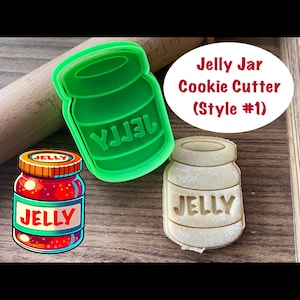 Jelly Jar Cookie Cutter and Stamp