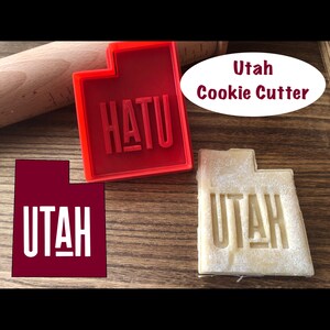 Utah Cookie Cutter, United States, Cookie Cutter and Stamp