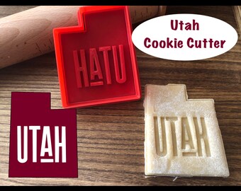 Utah Cookie Cutter, United States, Cookie Cutter and Stamp
