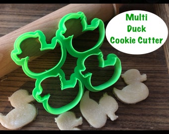 Duck Cookie Cutter, Bird, Multi Cookie Cutter