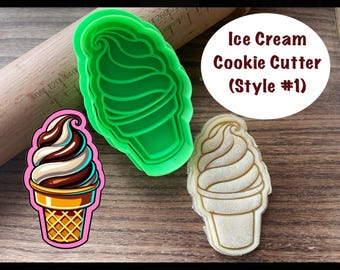 Ice Cream Cone Cookie Cutter