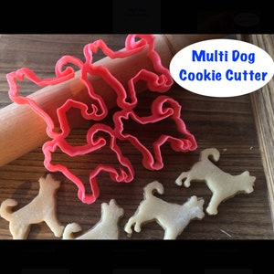 Dog Cookie Cutter, Pet, Animal, Multi Cookie Cutter