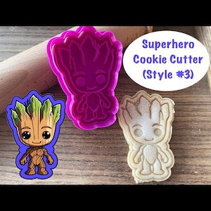 Superhero Cookie Cutter and Stamp