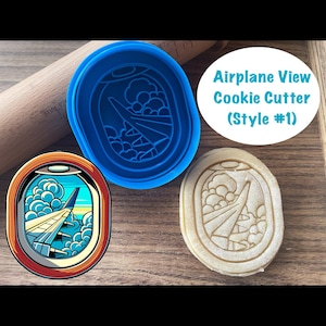 Airplane Window Cookie Cutter and Stamp