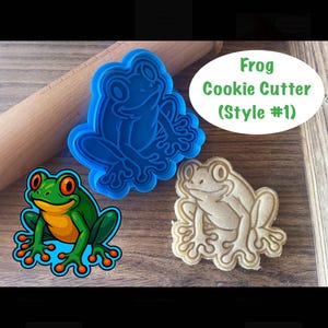 Frog Cookie Cutter and Stamp