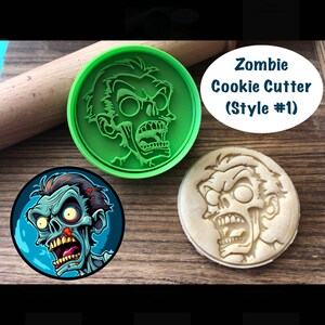 Zombie Cookie Cutter, Halloween, Monster, Horror, Cookie Cutter and Stamp
