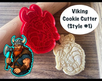 Viking Cookie Cutter and Stamp