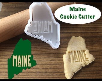 Maine Cookie Cutter, United States, Cookie Cutter and Stamp