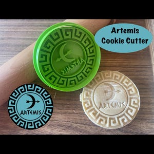 Artemis Cookie Cutter, Greek Goddess, Mythology Cookie Cutter and Stamp