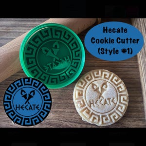 Hecate Cookie Cutter. Greek Mythology Cookie Cutter and Stamp