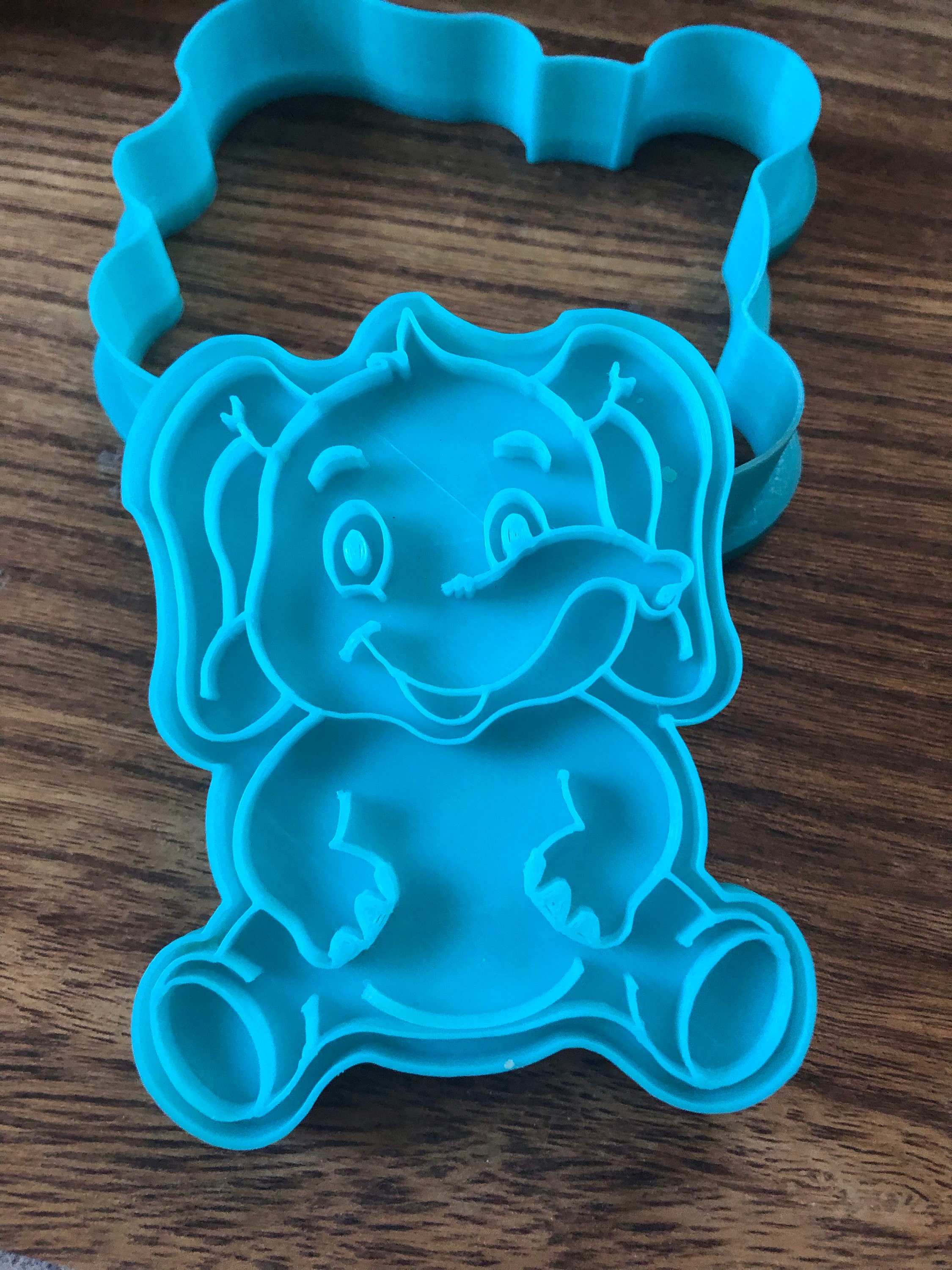 Elephant Cookie Cutter, Baby, Zoo, Safari, Animal, Cookie Cutter and