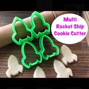 Rocket Ship Cookie Cutter, Space, Multi Cookie Cutter