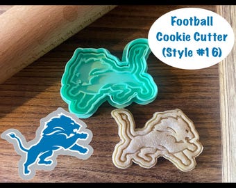 Football Cookie Cutter and Stamp