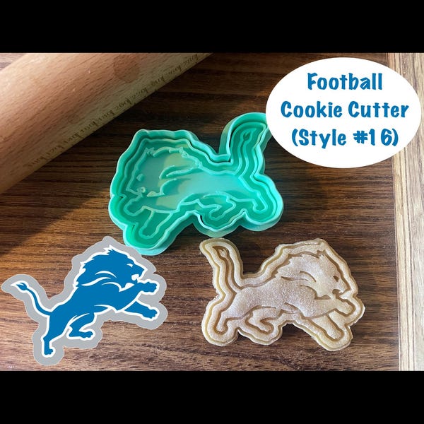 Football Cookie Cutter and Stamp