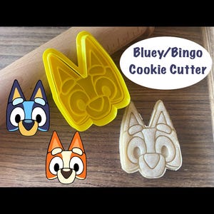 Blue Heeler Cookie Cutter, Dog Cookie Cutter and Stamp