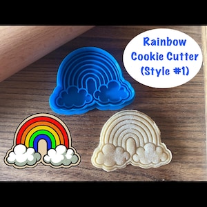 Rainbow Cookie Cutter and Stamp