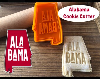 Alabama Cookie Cutter, United States, Cookie Cutter and Stamp