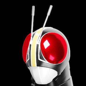 Black RX helmet file print for Cosplay Kamen Rider