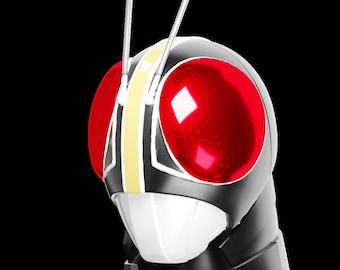 仮面ライダーのコスプレ用ブラックRXヘルメットファイルプリント