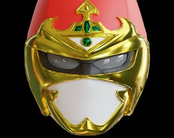 File di stampa 3D del casco di Sekai Ninja Sen Jiraiya, pronto per il Cosplay