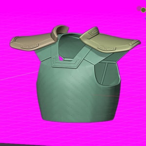 NINJA SEN JIARIYA Armor Body Wearable To Print