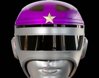 Tokusou Robo Janperson Metal horoes stampato file casco indossabile per cosplay
