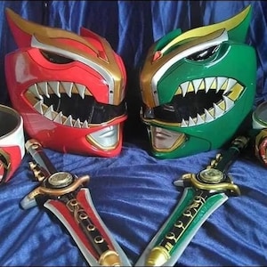 Power Rangers Helmet All Form from Super Sentai series MMPR Dragon Morph