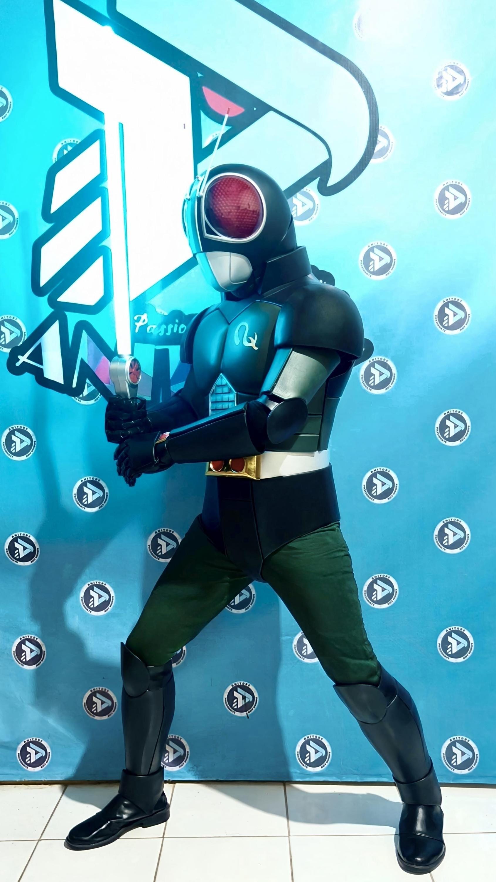 BLACK RX 仮面ライダー フルスーツ コスプレ用 着用可能スーツ 特撮