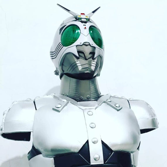 Shadowmoon Resin Helmet of Kamen Rider Black Rx Tokusatsu Series