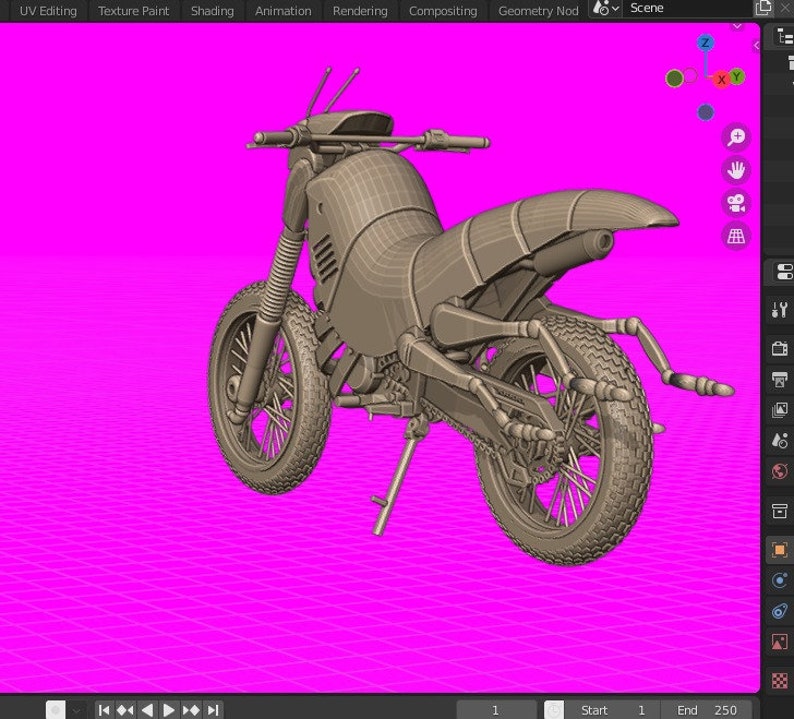 BATTLE HOPPER ready for print 3D file from Black Kamen Rider Horoes image 7