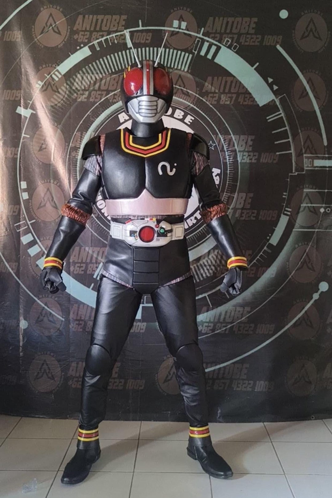 仮面ライダーブラックのコスチューム コスプレ用 着用可能 仮面ライダーブラックのコスチューム コスプレ用 着用可能