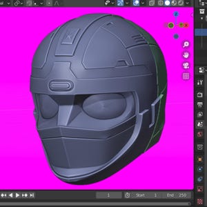 POLICE JIBAN Helmet Wearable to print from kidou keiji jiban metal heroes series