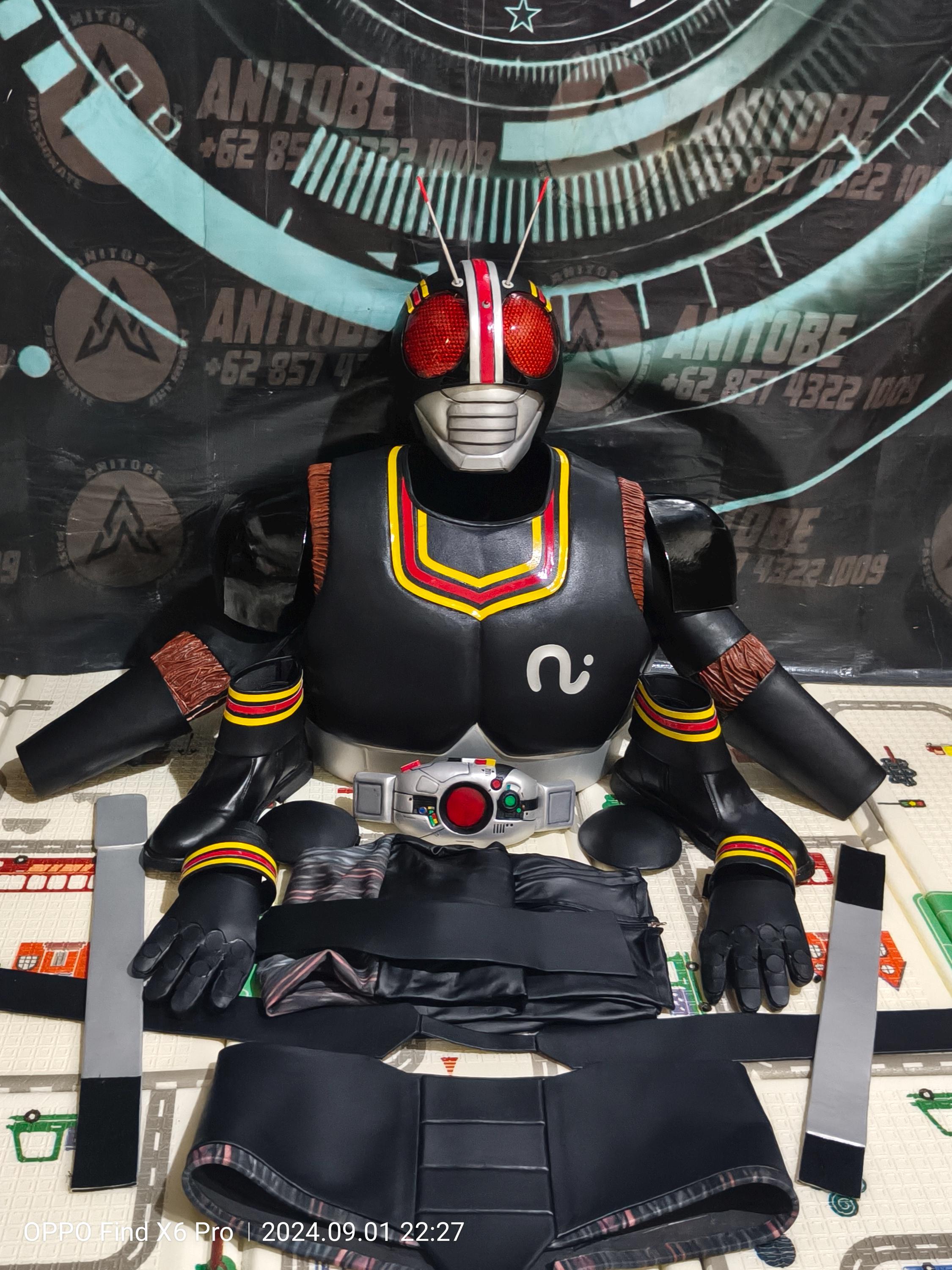仮面ライダーブラックのコスチューム コスプレ用 着用可能 仮面ライダーブラックのコスチューム コスプレ用 着用可能