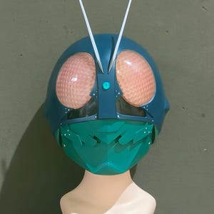 SHIN 2023 Ichigo Nigo Kamen Rider Movie LIGHT ON wearable helmet cosplay