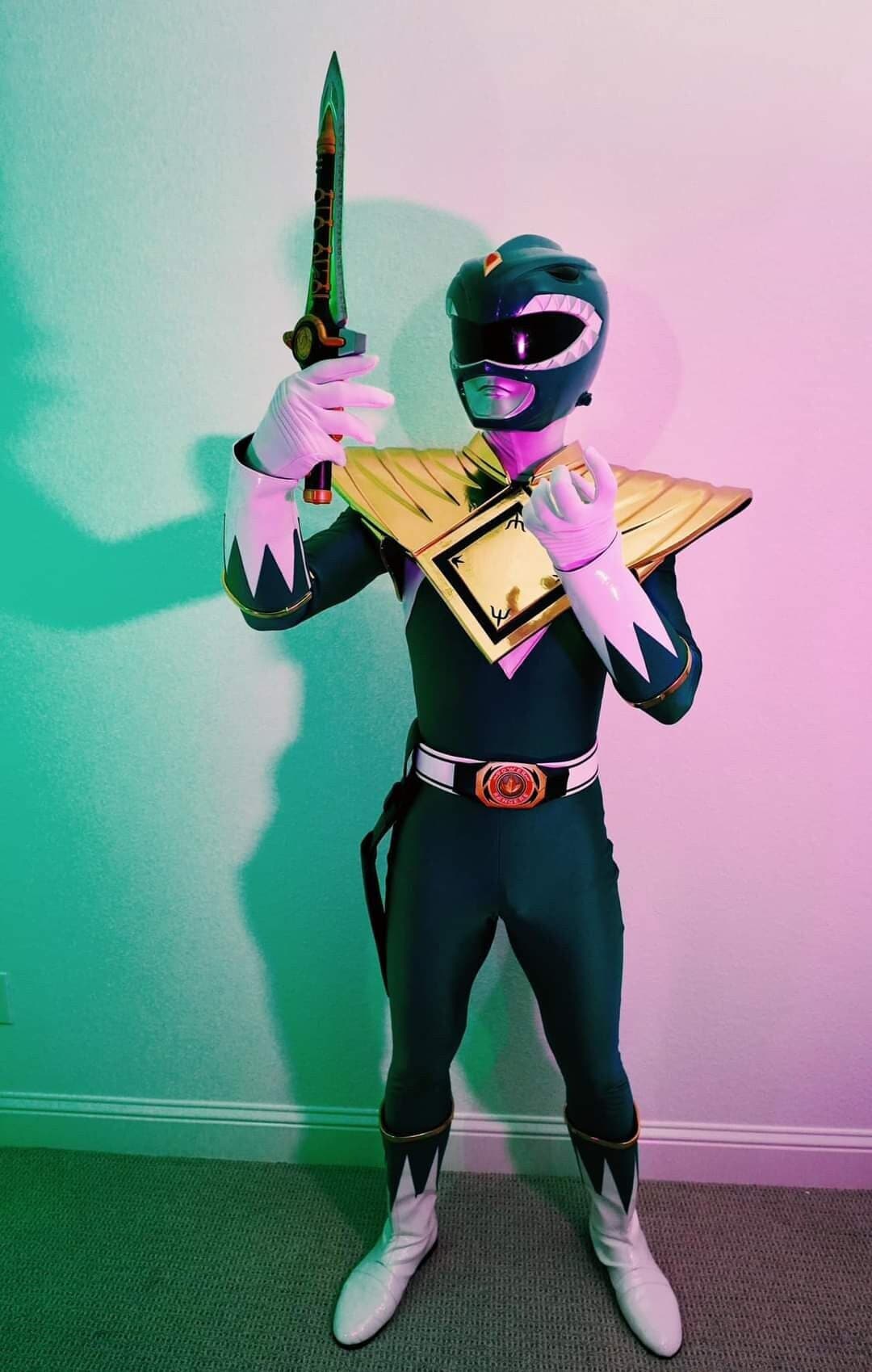 手作りグリーンレンジャーコスプレスーツ - MMPRパワーレンジャー