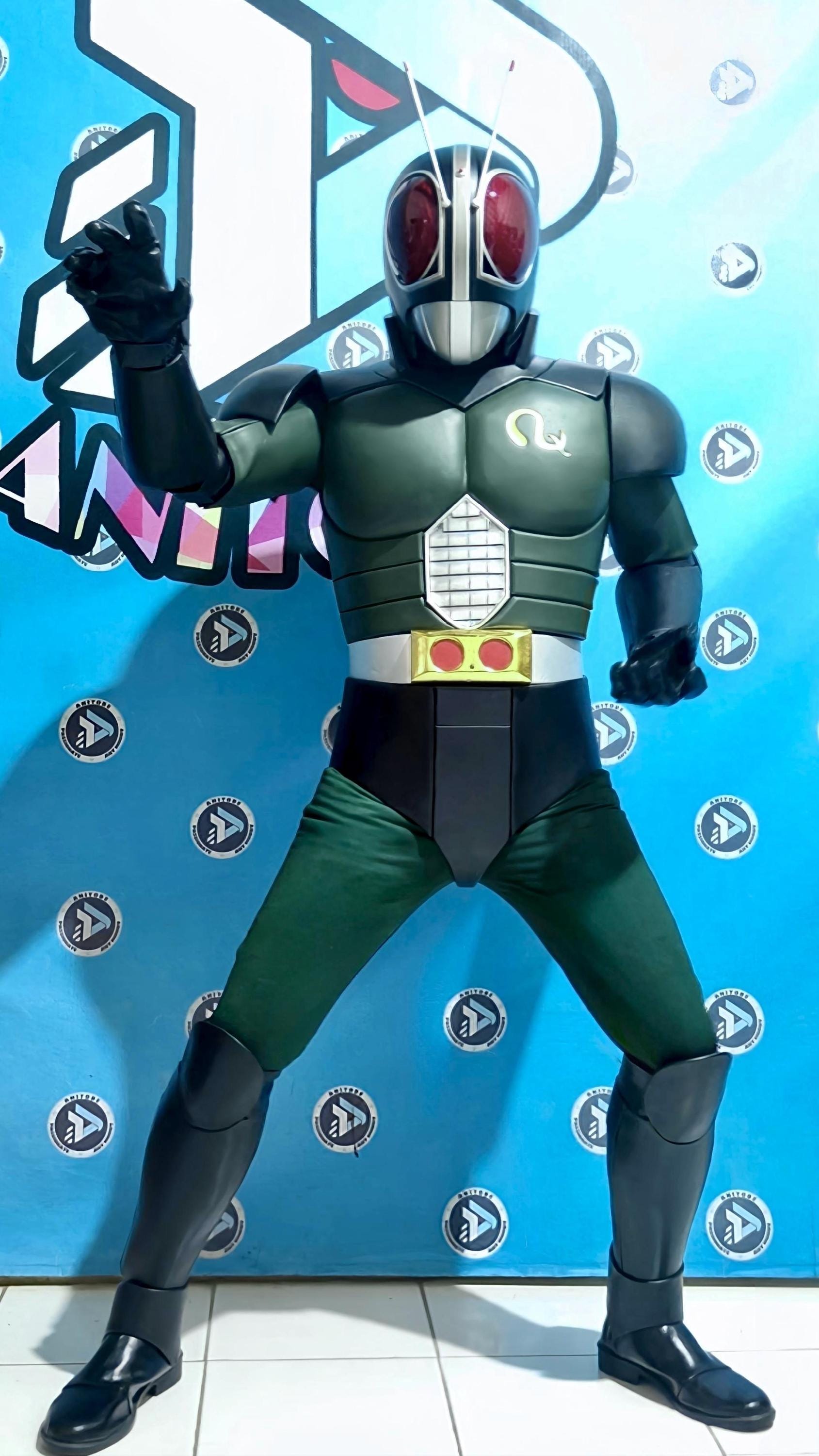 BLACK RX Kamen Rider FULL Suit Costume for Cosplay Wearable Suits
