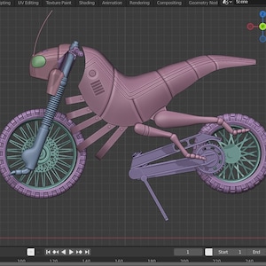BATTLE HOPPER ready for print 3D file from Black Kamen Rider Horoes image 2