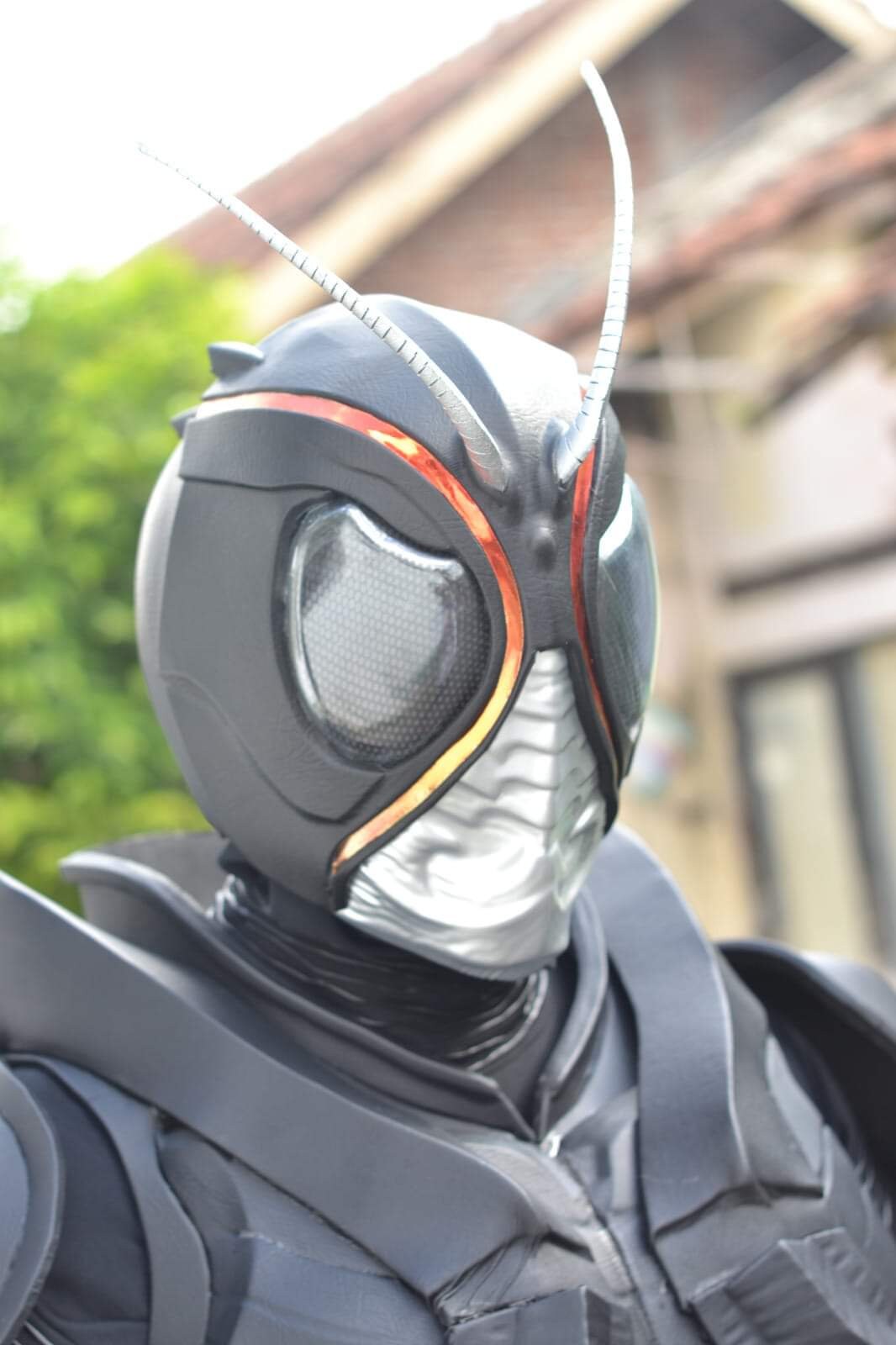 仮面ライダーBLACK SUN ヘルメットコスプレ用スーツ 一体式 眼発光仕様 仮面ライダーBLACK SUN ヘルメットコスプレ用スーツ 一体式 眼