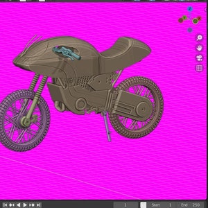 MACH JABBER Machjabber motocycle of Bio rider from kamen rider black RX series