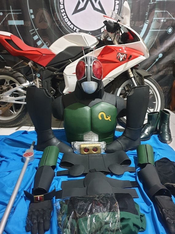 BLACK RX Kamen Rider FULL Suit Costume for Cosplay Wearable BLACK RX Kamen Rider FULL Suit Costume for Cosplay Wearable