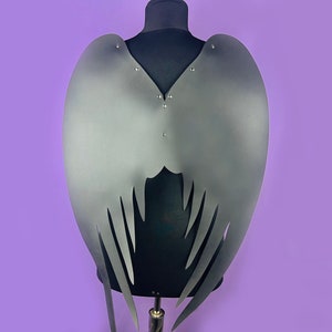 Leather Angel Wings Harness - Fairy Wings - Angel Wings Harness - Halloween Costume - Harness with Wings - Dragon Wings - Gothic - Halloween