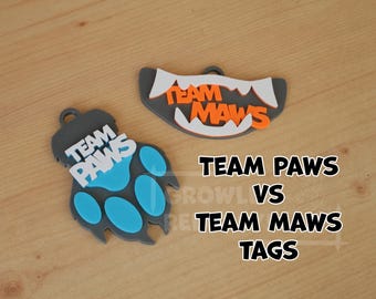 Team Paws vs Team Maws Tag
